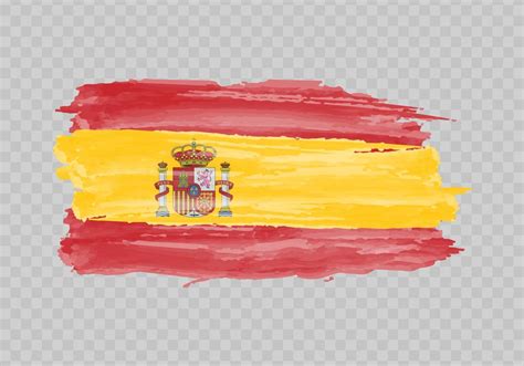 Dibujo De España Bandera España Garabato Cepillo Trazo Pegatina Icono