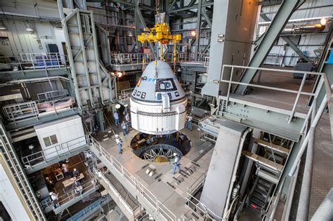 Boeing's CST-100 Starliner mounted on a launch vehicle