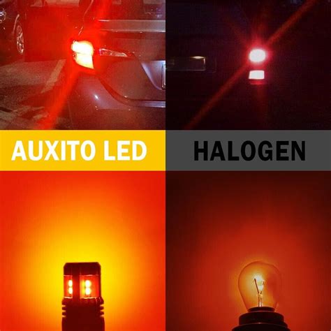 Bay D Red Led Brake Tail Stop Light Bulbs Globe Bright Error Free