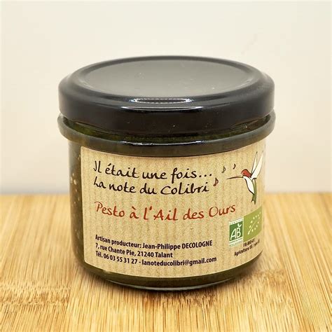 Pesto Lail Des Ours G Au Gramme Pr S