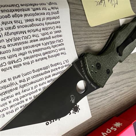 Bladebinge Spyderco Yojimbo Cruwear Dlt Exclusive With Aftermarket