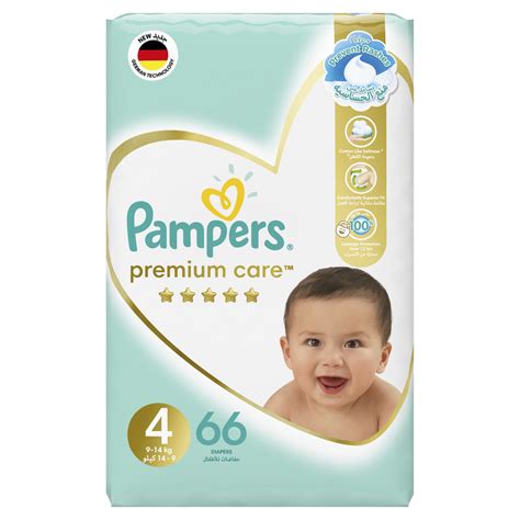 Pampers Premium Care Diapers Size 4 9 14kg The Softest Diaper 66pcs