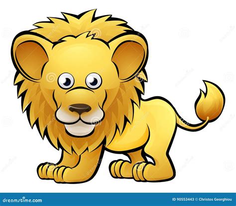 Lion Safari Animal Silhouette Cartoon Vector | CartoonDealer.com #120014371