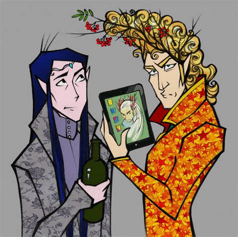 Thranduil Elrond And Thranduil By Tanmorna On Deviantart