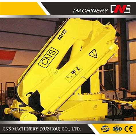 12 Ton Hydraulic Self Loading Articulated Knuckle Boom Crane Folding