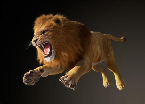 Lion 3D (5) | Images :: Behance