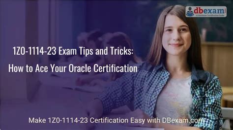 PPT 1Z0 1114 23 Exam Tips And Tricks How To Ace Your Oracle