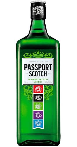 Caixa Whisky Passport Blended Escoc S L U Sque Original Frete Gr Tis