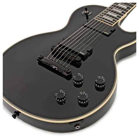 Epiphone Matt Heafy Les Paul Custom 7 String Ebony Nearly New At