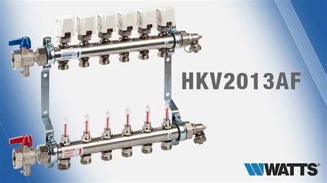 Montage Der PEX Rohre An WATTS Heizkreisverteiler HKV2013AF Mittels