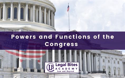 Powers And Functions Of The Congress Under Us Constitution