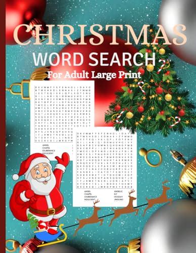 Chrismas Word Serch Books For Adults Large Print 900 Christmas Words