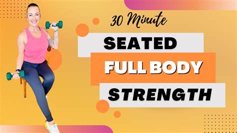 Full Body Chair Workout Minute Seated Workout For Total Body