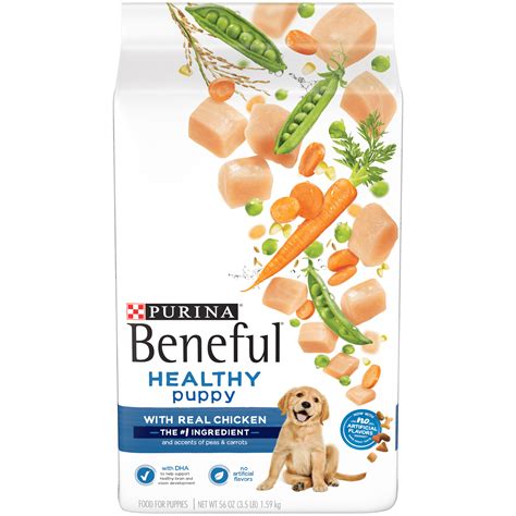 Purina Beneful Dry Puppy Food Healthy Puppy With Real Chicken 35 Lb