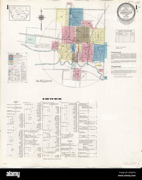 Spencer Iowa Map Hi Res Stock Photography And Images Alamy