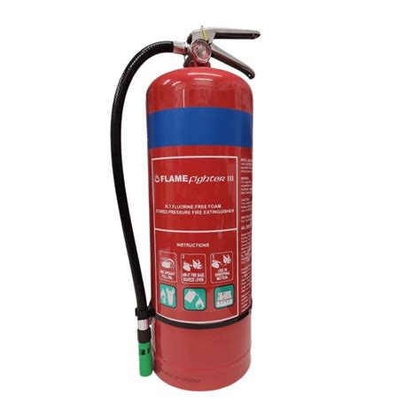 Flamefighter III Fluorine Free 9L Foam Fire Extinguisher Amare Safety