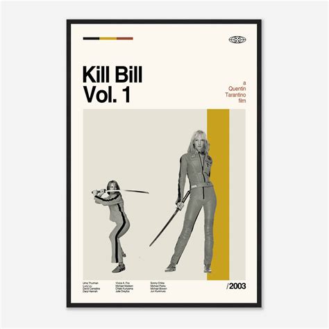 Kill Bill Vol 1 Poster Kill Bill Movie Quentin Tarantino Film Citiesbox