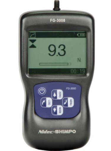 Shimpo FG 3003 Digital Force Gauge 2 2 Lb 10 N Capacity