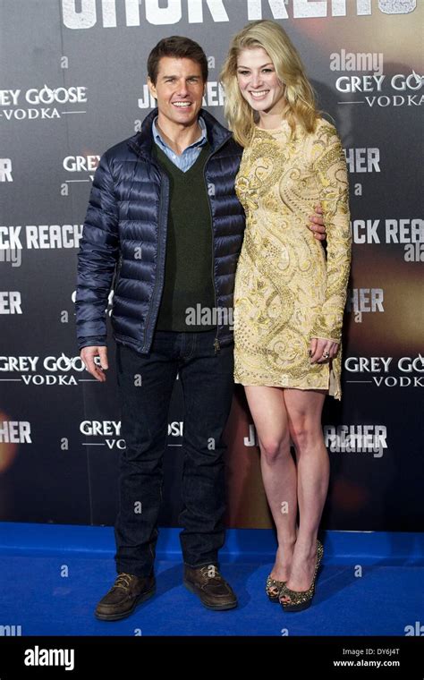 Jack Reacher Film Premiere At Callao Cinemafeaturing Tom Cruise Rosamund Pike Where Madrid