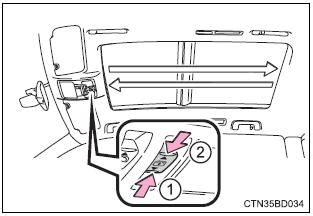 Toyota Highlander Owners Manual Panoramic Moon Roof Opening And