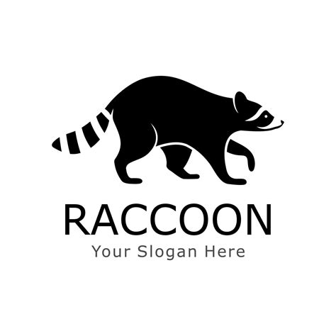 Raccoon Logo Vector 9489079 Vector Art At Vecteezy