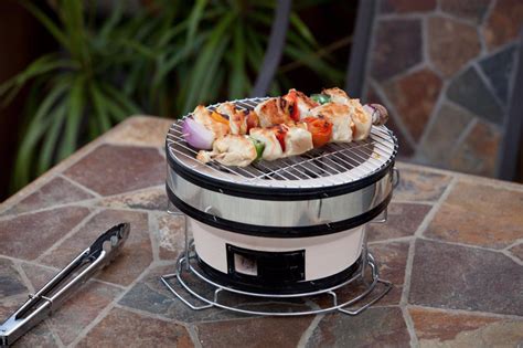 Fire Sense Small Round Yakatori Charcoal Grill Charcoal