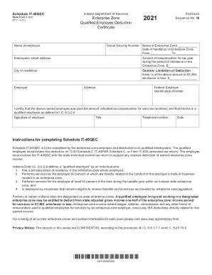 Form In Schedule It Qec Fill Online Printable Fillable Blank