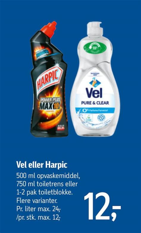 Vel eller Harpic tilbud hos Føtex