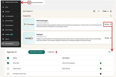 Hhaexchange Integration Teleboard Support Center