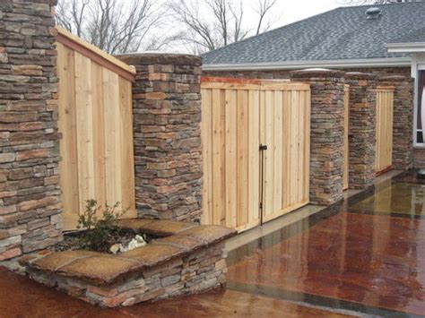 Flagstone Pillars With Privacy Fence Flagstone Pillars Cedar Fence