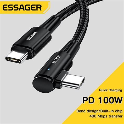 Essager Usb C Type C W W Qc Pd W