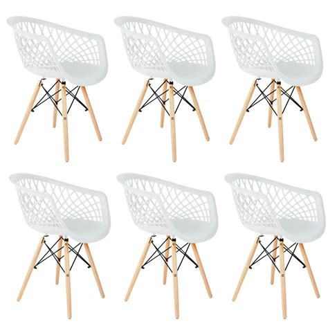 Conjunto Cozinha Cadeiras Conforto Tiffany Nude Dsw Shopee Brasil