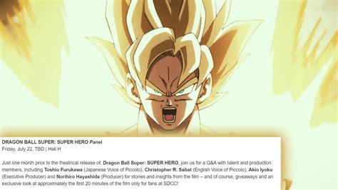 Super On Twitter Rt Dbschronicles Dragonballsupersuperhero