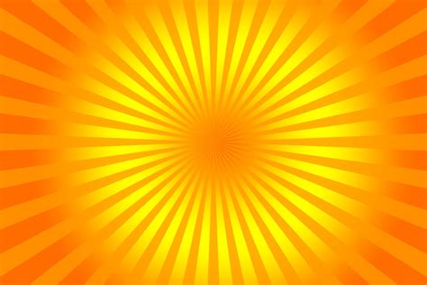 Rays Sunburst Yellow Orange Free Image Download