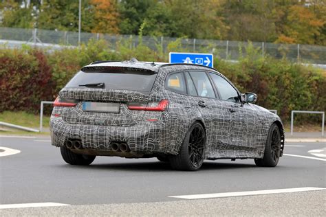 G Bmw M Touring Spied At The Nurburgring Flaunting Wide Fenders