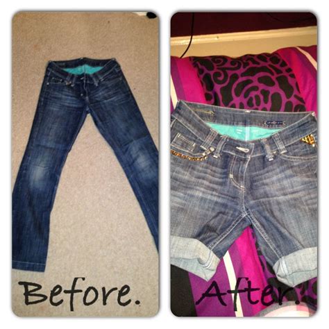 Bit of DIY jeans to shorts :)