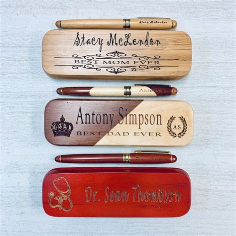 Personalized Engraved Pen Set Perfect By Mrcwoodproducts