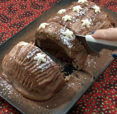 Bûche De Noël Sans Cuisson Façon Charlotte