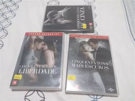 Dvds Cinquenta Tons De Cinza Mais Escuro Liberdade Parcelamento