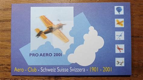 Schweiz Markenheftchen Pro Aero X Chf Briefmarken