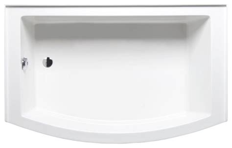 Malibu Home Tulum Lh Whirlpool Massaging Air Jet Bathtub 60x 32x 18