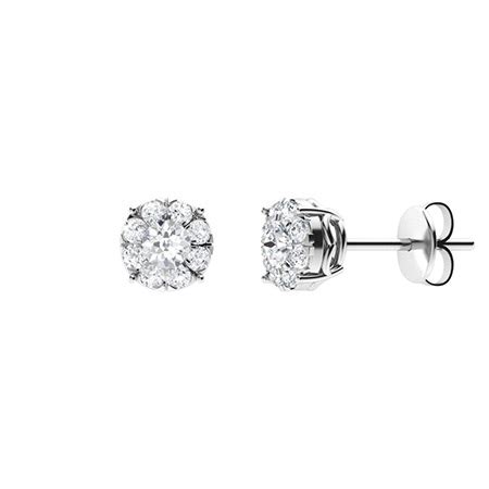 VVS Diamond Earrings For Women | Earrings | Diamondere (Natural ...