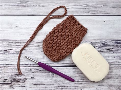 Textured Crochet Soap Saver Free Pattern Love Life Yarn