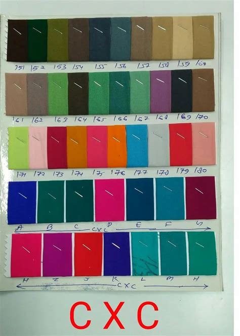 Multicolor Plain American Crepe Fabric Gsm At Best Price In Surat