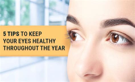 5 Tips To Keep Your Eyes Healthy Throughout The Year PSRI