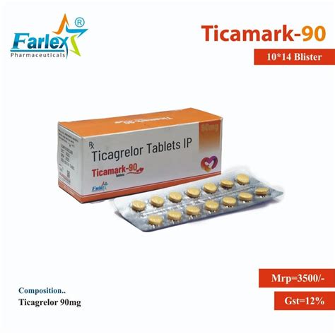 Ticagrelor Tablets 90mg at ₹ 5400/box in Panchkula | ID: 2852532621988