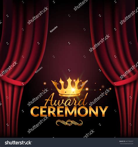 Award Ceremony Design Template Award Event Stock Vector (Royalty Free) 447783037 | Shutterstock