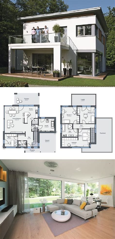 Planos De Casas De Dos Pisos Sencillas