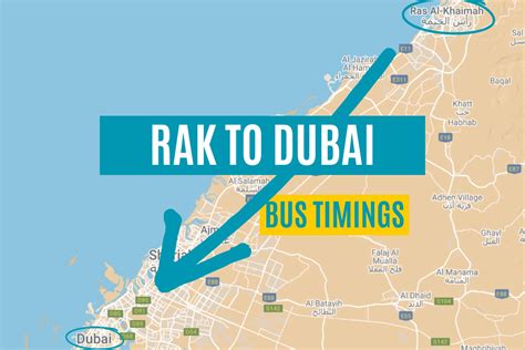 Ras Al Khaimah To Dubai Bus Timings