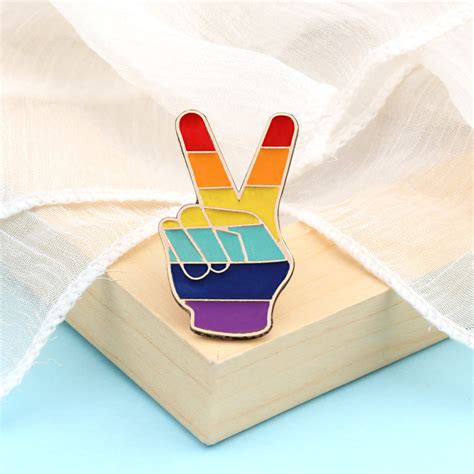 50 Styles Creative Lgbtq Enamel Pins Rainbow Flag Brooch Badges